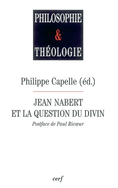 Jean Nabert et la question du divin