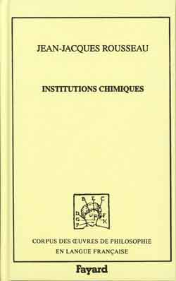 Institutions chimiques