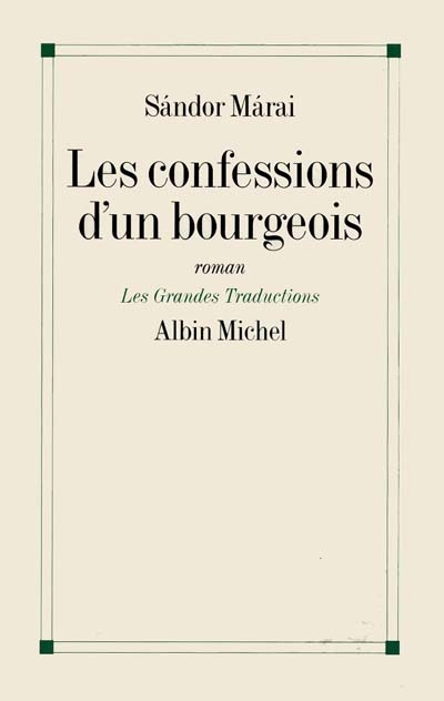 Les confessions d'un bourgeois : roman