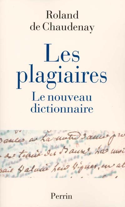 Les plagiaires : le nouveau dictionnaire