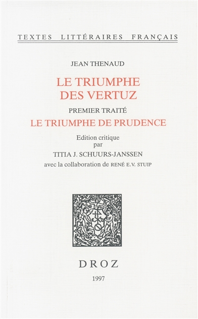 Le triumphe des vertuz : premier traité, le triomphe de Prudence (ms Ars. 3358, ff. 1-148)