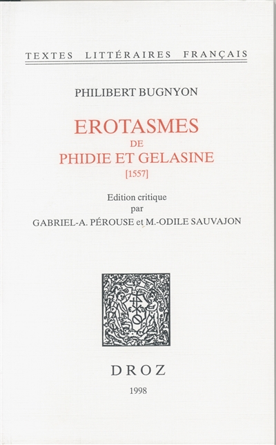 Les érotasmes de Phidie et Gelasine [1557]