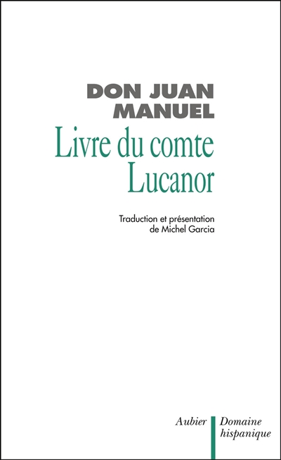 Le livre du Comte Lucanor
