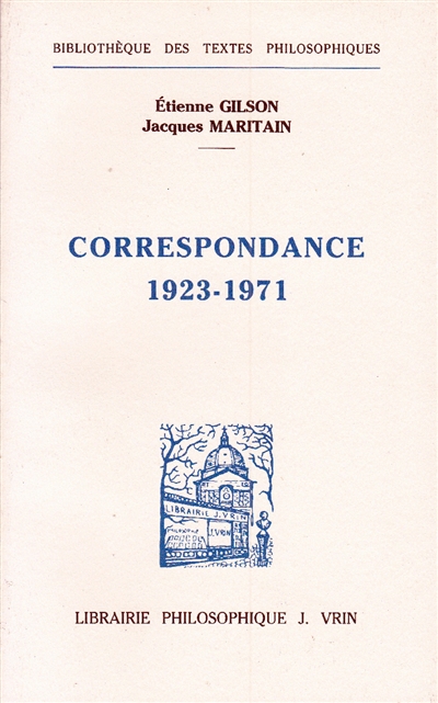 Correspondance : 1923-1971 : deux approches de l'être