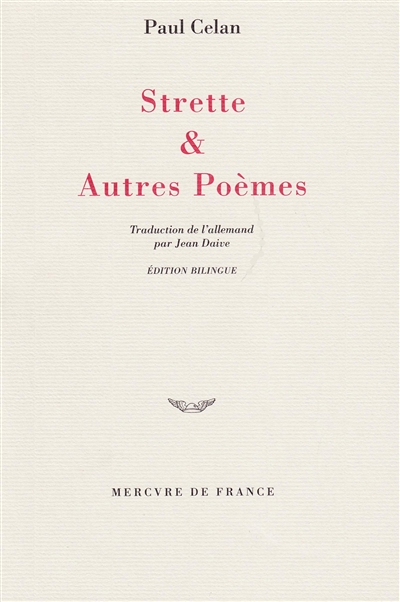 Strette & autres poèmes