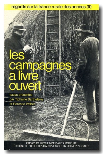 Les Campagnes à livre ouvert : regard sur la France rurale des années trente