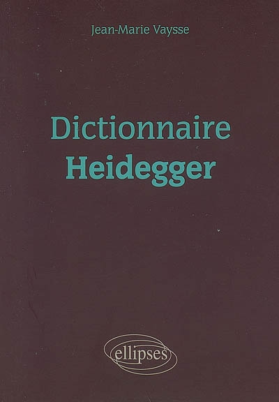 Dictionnaire Heidegger
