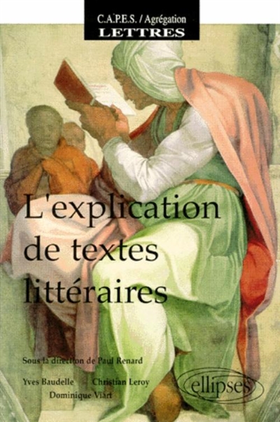 L'explication de textes littéraires