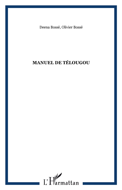 Manuel de télougou (Inde) : à l'usage d'un public francophone