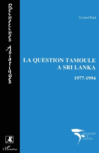 La question tamoule à Sri Lanka : 1977-1994