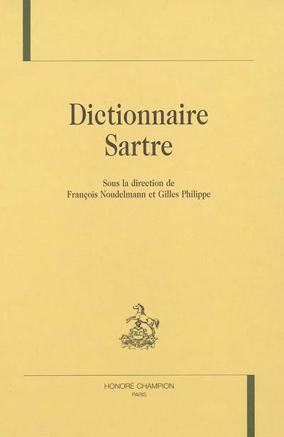 Dictionnaire Sartre