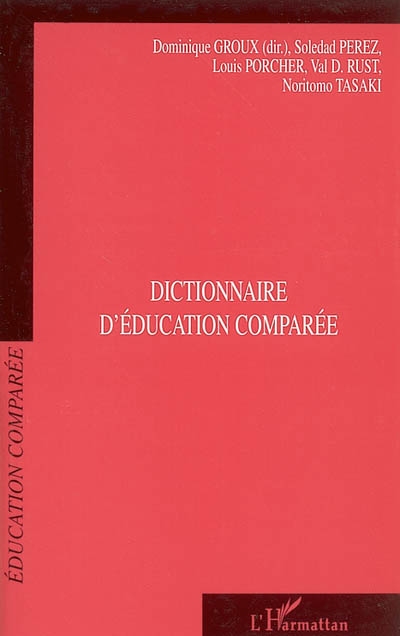 Dictionnaire d'éducation comparée