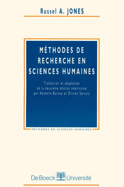 Méthodes de recherche en sciences humaines