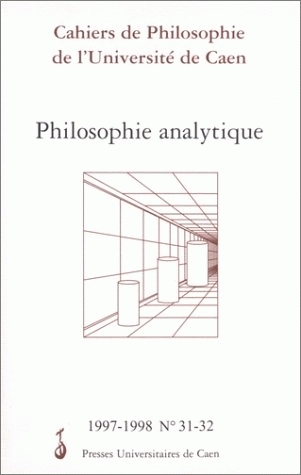 Philosophie analytique / sous la dir. de Pascal Engel