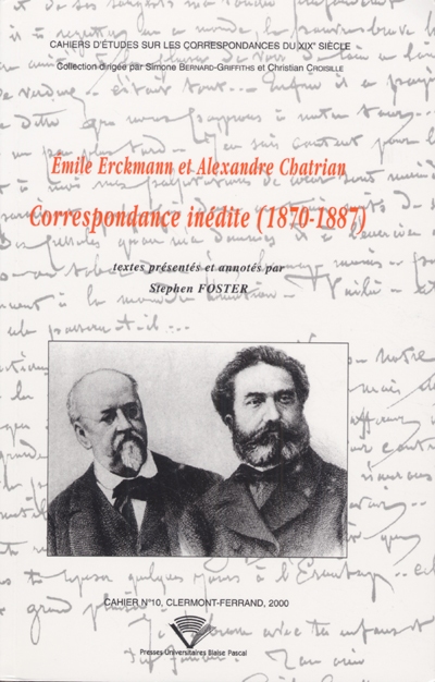 Correspondance inédite : 1870-1887