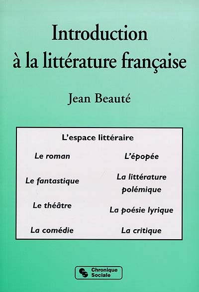 Introduction à la littérature française
