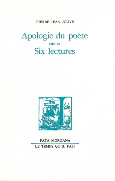 Apologie du poète ; suivi de Six lectures