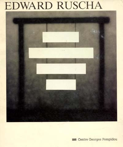 Edward Ruscha : 6 décembre 1989-11 février 1990, [Paris], Musée national d'art moderne, Galeries contemporaines