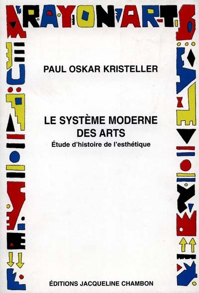 Le système moderne des arts : étude d'histoire de l'esthétisme