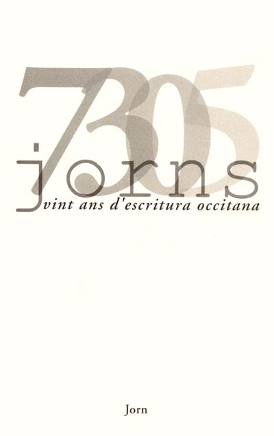 7305 jorns : Vint ans d'escritura occitana = =7305 jours : Vingt ans d'écriture occitane