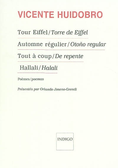 Tour Eiffel ; Hallali ; Automne régulier ; Tout à coup