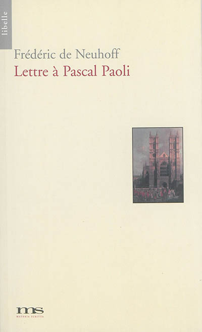 Lettre à Pascal Paoli