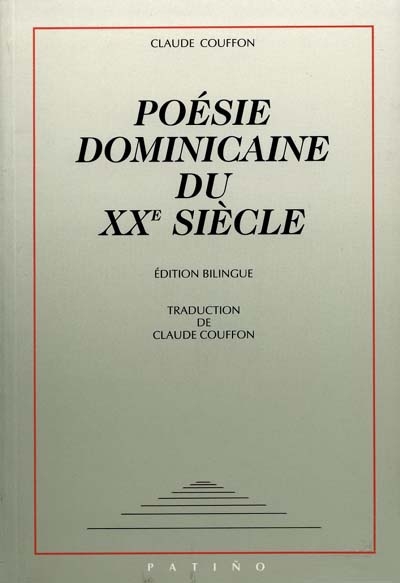 Poésie dominicaine du 20ème siècle d'expression espagnole : édition bilingue ;
