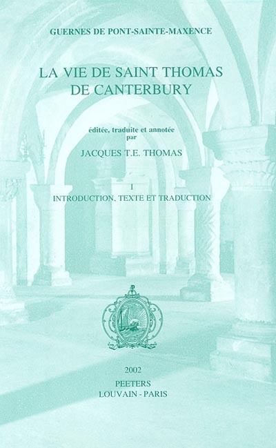 Vie de Saint Thomas de Canterbury