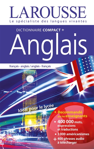 Dictionnaire compact + anglais : français-anglais, anglais-français