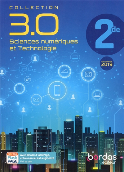 Sciences numériques et technologiques, 2de : programme 2019