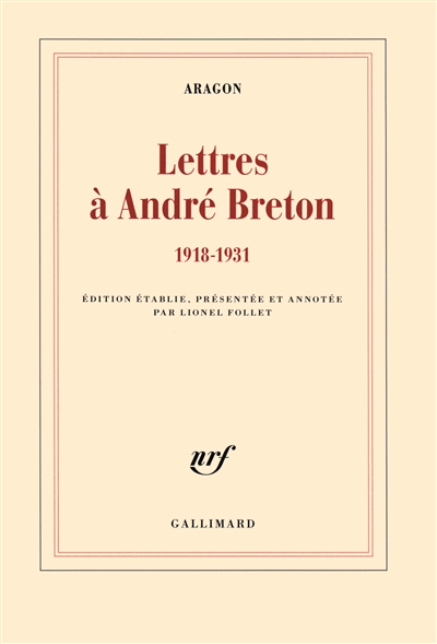 Lettres à André Breton, 1918-1931
