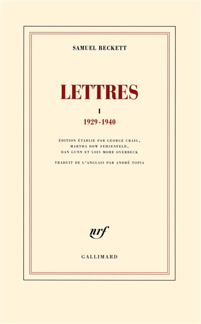 Lettres. I , 1929-1940