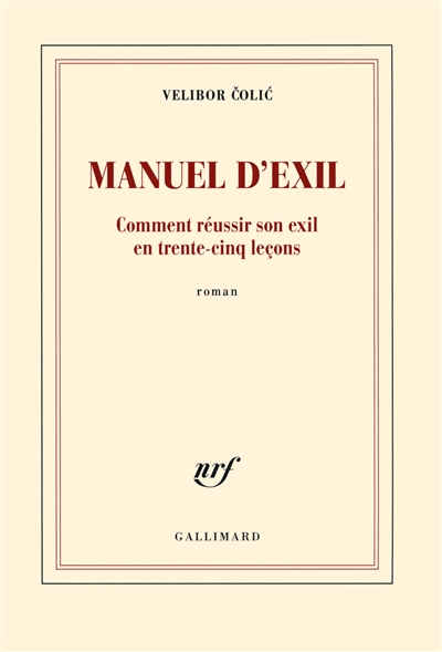 Manuel d'exil : comment réussir son exil en trente-cinq leçons : roman
