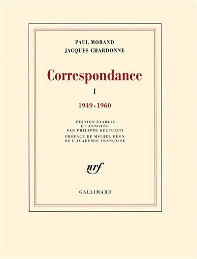 Correspondance. I , 1949-1960