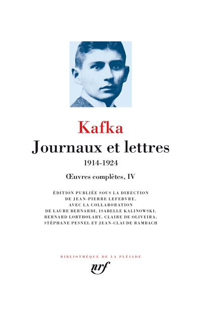 Journaux et lettres : 1914-1924