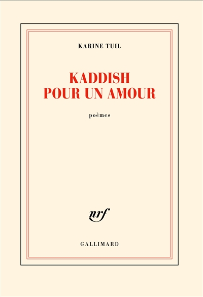 Kaddish pour un amour = קדיש לאהבה : poèmes