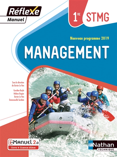 Management, 1re STMG : livre + licence élève : nouveau programme 2019