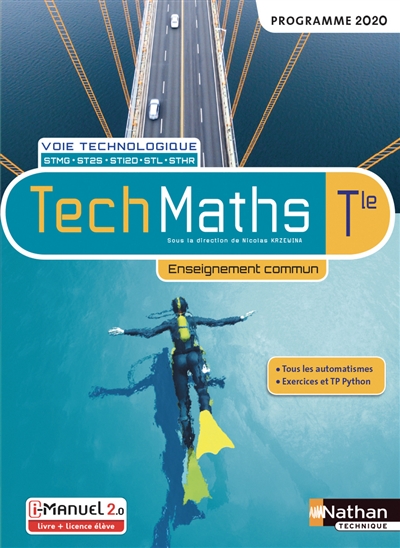TechMaths Tle : voie technologique, enseignement commun