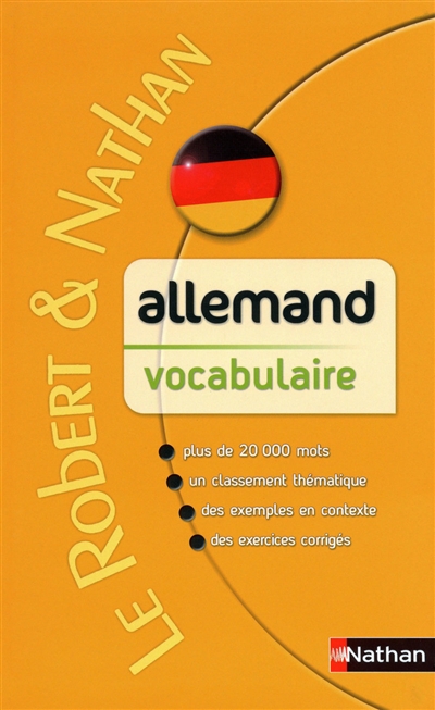 Le Robert & Nathan, allemand vocabulaire
