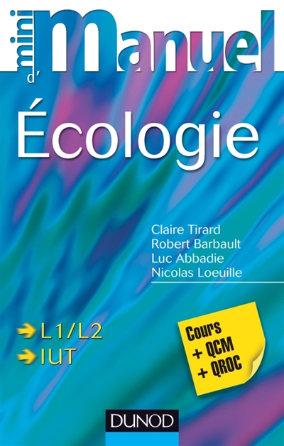 Mini-manuel d'écologie : cours et QCM-QROC
