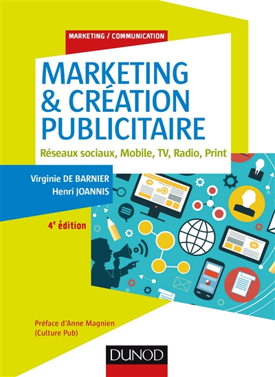 Marketing & création publicitaire : réseaux sociaux, mobile, TV, radio, print