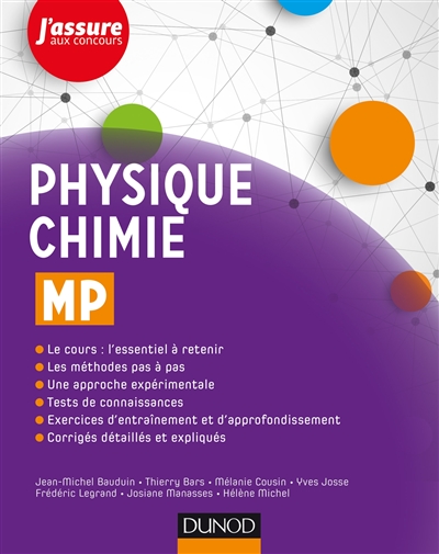 Physique chimie MP
