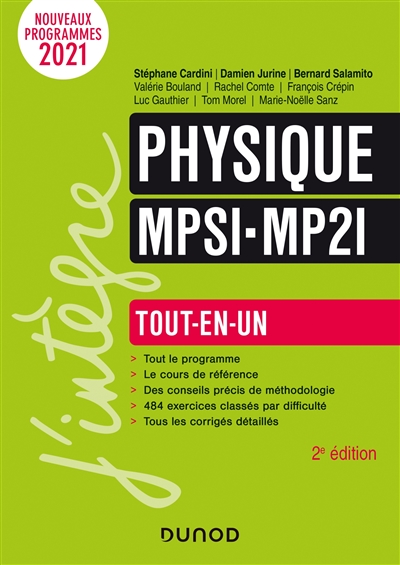 Physique MPSI-MP2I : tout-en-un