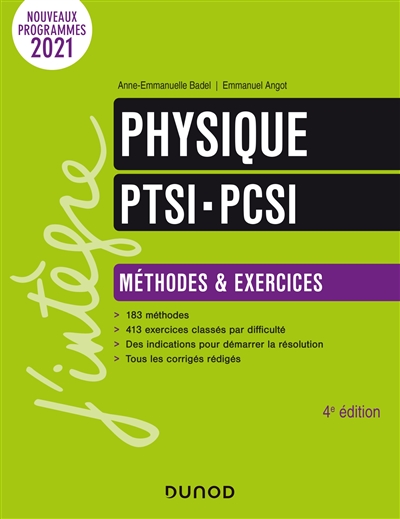 Physique : PTSI-PCSI : méthodes et exercices