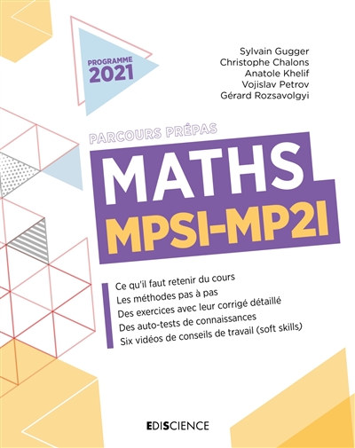 Maths MPSI, MP2I