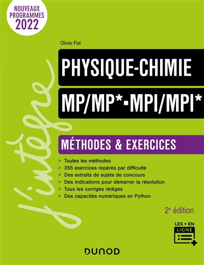 Physique-chimie : MP-MP*, MPI-MPI* : méthodes et exercices