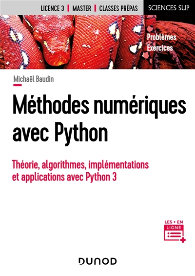 Méthodes numériques avec Python : théorie, algorithmes, implémentations et applications avec Python 3