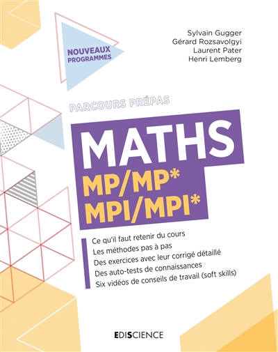 Maths MP, MP*, MPI, MPI*