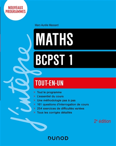 Maths : BCPST 1 : tout-en-un