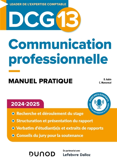 DCG 13 : communication professionnelle : [manuel pratique]